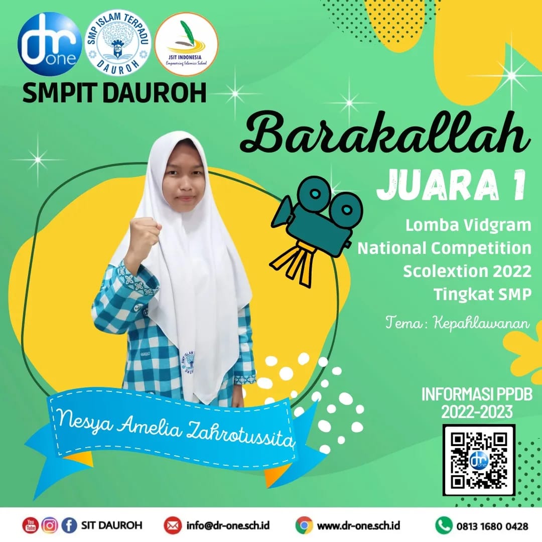 Selamat Juara 1 Lomba Vidgram 2022