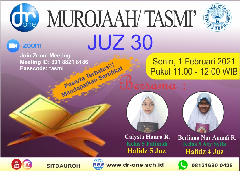 image Tasmi Al Qur'an Bersama Siswa-siswi SDIT Dauroh